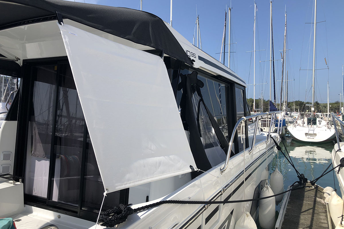 Bateau AYYQH avec Pare-Soleil Voiture Anti UV pour Piscine, Anneau